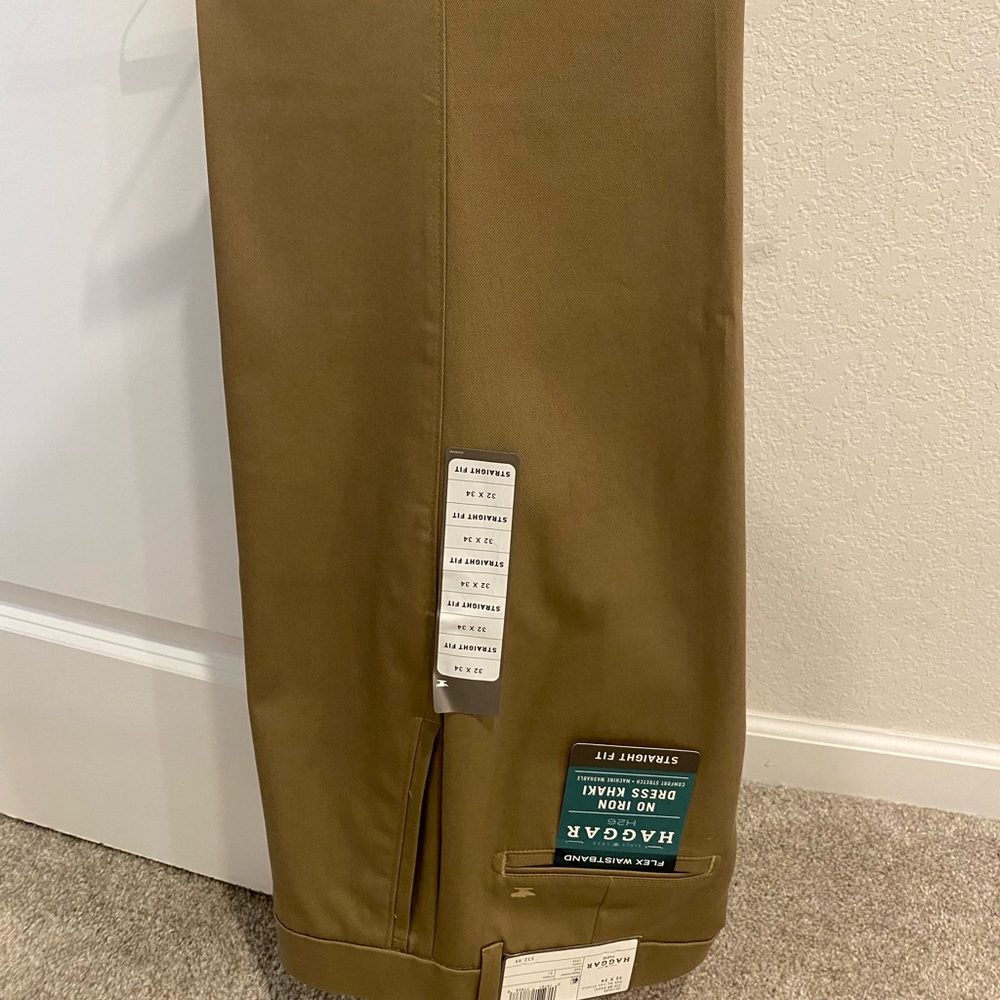 Haggar Tan Dress Pants Classic Style